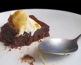 A picture of step 6 of Kladdkaka | Swedish Chocolate Cake.