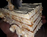 Foto del paso 5 de la receta: Torta de Galletas con Crema y Dulce De Leche