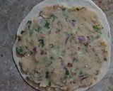 A picture of step 2 of Aloo ka paratha.