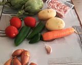 Foto del paso 1 de la receta: Estofado de ternera con alcachofas y verduras