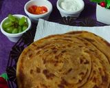 प्लेन लच्छा पराठें (plain lachha paratha recipe in Hindi) रेसिपी चरण 6 फोटो