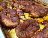 Baconos négyborsos csirkemell recept fázis 2 fotója