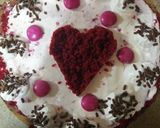 A picture of step 22 of Eggless Red Velvet Cake (without oven).