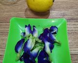 Foto langkah ke 1 dari resep Teh Bunga Telang Lemon 🍋.