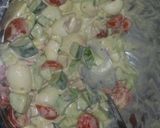 Hình bước làm 4 của món Avocado quail egg salad