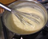 Une image de l'étape 6 de Flan pâtissier à la compote de prunes et pêches.