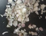 A picture of step 1 of Samosa chaat.