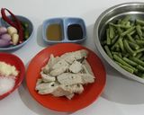 Foto langkah ke 1 dari resep Tumis kacang panjang + otak2.