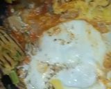 Une image de l'étape 6 de Omelette poivron vert et fenouil.