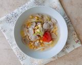 Foto langkah ke 3 dari resep 992. Sup Jagung Manis Bakso.
