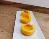 Foto del paso 3 de la receta Melocotones rellenos con crema de queso y caramelo
