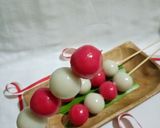 Foto langkah ke 5 dari resep Dango Mochi Merah Putih.