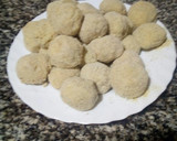 Foto del paso 6 de la receta: Bombas de patata calabacín y queso azul