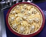Une image de l'étape 8 de Tarte étoilée aux pommes et kiwi.