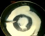 A picture of step 2 of Wheatflour jaggery balls punjabi aata pinni.