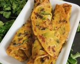 वेजीटेबल आटा चीला (Vegetable aata cheela recipe in hindi) रेसिपी चरण 7 फोटो