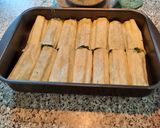 A picture of step 6 of Cannelloni with Ricotta and Spinach.