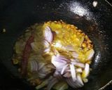 A picture of step 14 of Chole Palak.