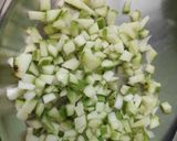 A picture of step 1 of Mango Pickle-Katkie Keri in Gujarati 😋.