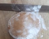 A picture of step 4 of Tikha --- Meetha thepla (spicy --- sweet roti).