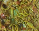 A picture of step 3 of Mushroom Tikka Masala.