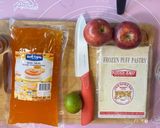 รูปขั้นตอนการทำที่ 1 ของ Apple Rose Tarts 🍎
