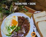 Gambar langkah 4 resipi 14:5:24 - KACANG PHOOL + DAGING.