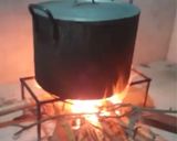 Hình bước làm 3 của món Thạch đen sữa chua