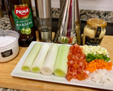 Foto del paso 1 de la receta: Puerros en vinagreta