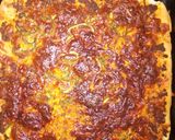 A picture of step 7 of Mince meat pizza.