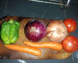 Foto del paso 4 de la receta: Arroz saborizado con bondiola a la pizza