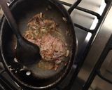 A picture of step 2 of Keema muttar.