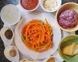 Foto del paso 1 de la receta: Zapallitos y calabacín gratinados con salsa bolognesa (keto)