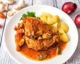 Zöldséges provence-i csirke recept fázis 12 fotója
