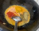 A picture of step 5 of Chhena tarakari (Paneer dumplings curry).
