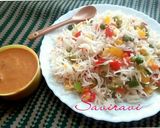 A picture of step 4 of Bell Pepper Fried Rice.
