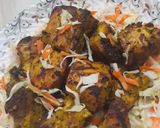A picture of step 3 of Banjara Kabab.
