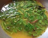 A picture of step 3 of Moong Palak Dal.
