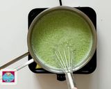 Foto langkah ke 2 dari resep PUDING LUMUT versi Full Lumut | Rasa Pandan, Coklat dan Butter.