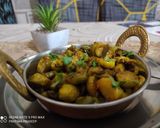कुंदरु (तिंडोरा)आलू की ड्राई सब्जी रेसिपी चरण 4 फोटो