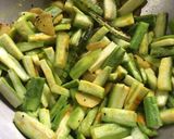 A picture of step 3 of Coconut Ridge Gourd dry Curry.