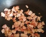 A picture of step 4 of Vickys Bacon & Tomato Spaghetti, GF DF EF SF NF.