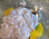Hình bước làm 2 của món Peach smoothie(Sinh tố Đào)