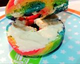Foto langkah ke 11 dari resep Rainbow Bagel.