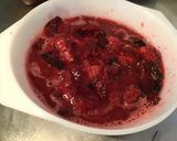 Une image de l'étape 5 de Compote de pêches de vigne et pruneaux.