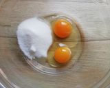Une image de l'étape 1 de Madeleines au citron BIO.