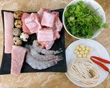 Hình bước làm 1 của món Cháo canh Vinh