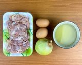 日式雞肉親子丼飯的食譜步驟1照片