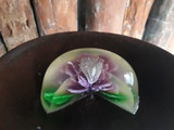 Puding art teknik 1 jarum (percobaan pertama)