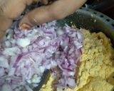 A picture of step 3 of Ragi dal vada.